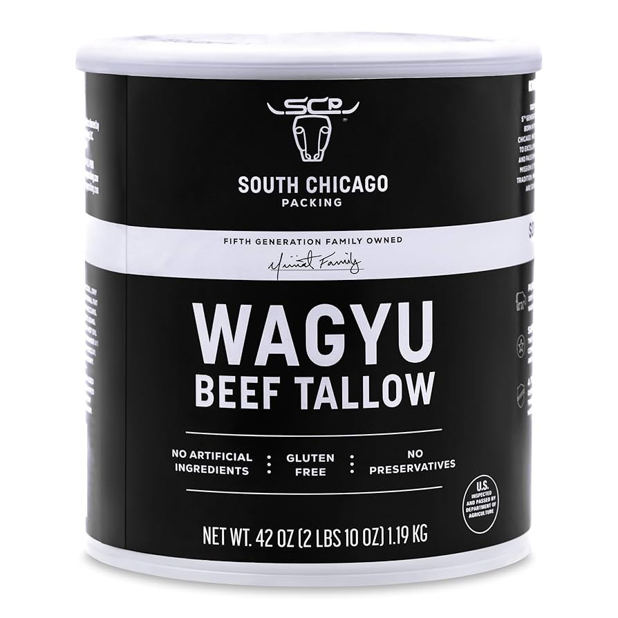 South Chicago Packing Wagyu Beef Tallow, 42 Ounces, Paleo-friendly, Keto-friendly, 100% Pure Wagy... | Amazon (US)