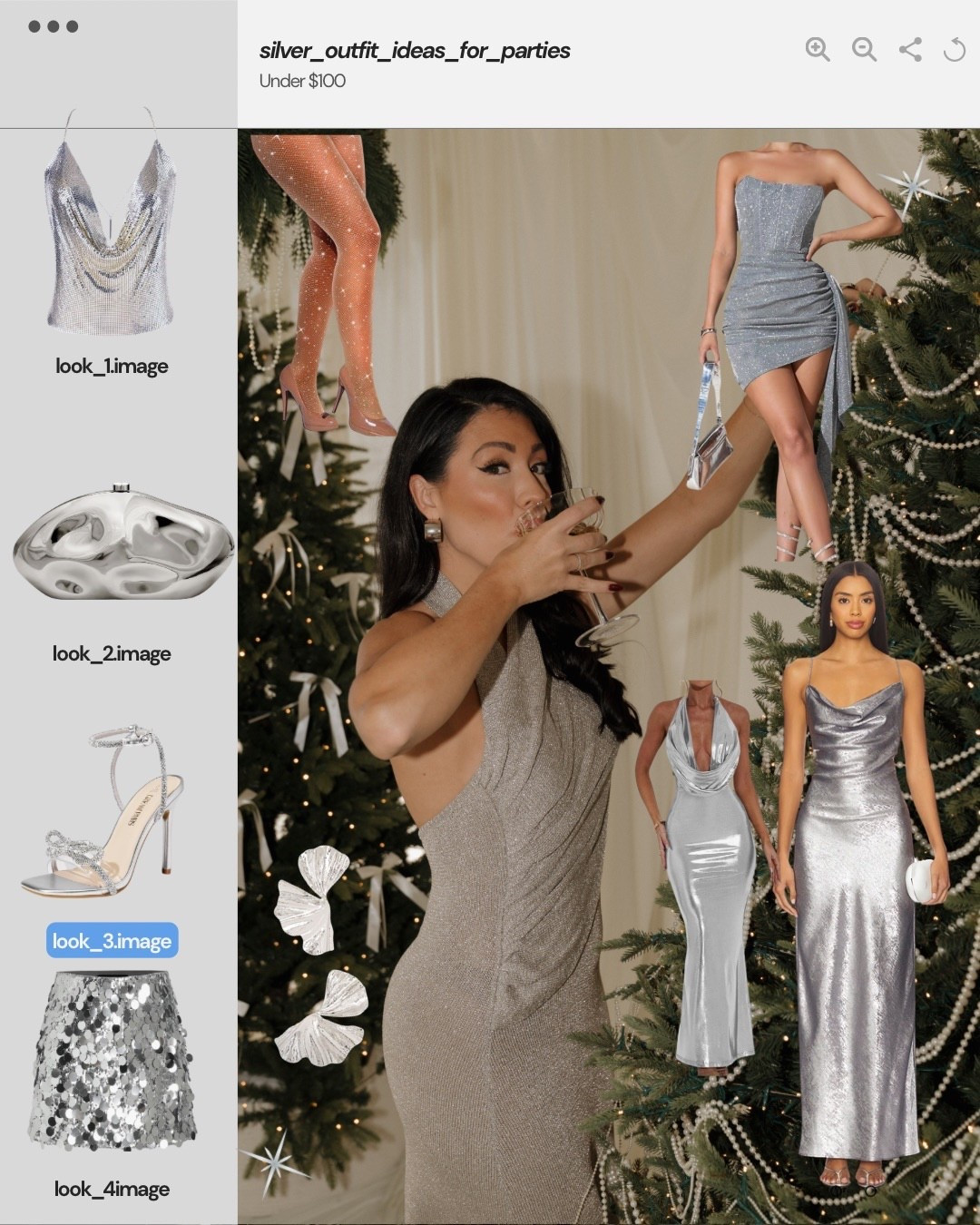 Silver outfit ideas for your next holiday or new years event! 

New Year’s Eve 
Silver 
Amazon dress 


#LTKHoliday #LTKootd #LTKSeasonal