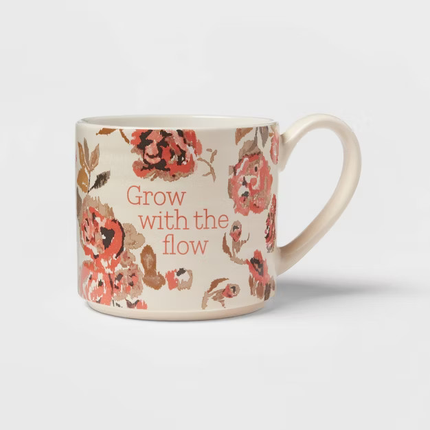15oz Stoneware Grow with the Flow Mug - Threshold™ | Target