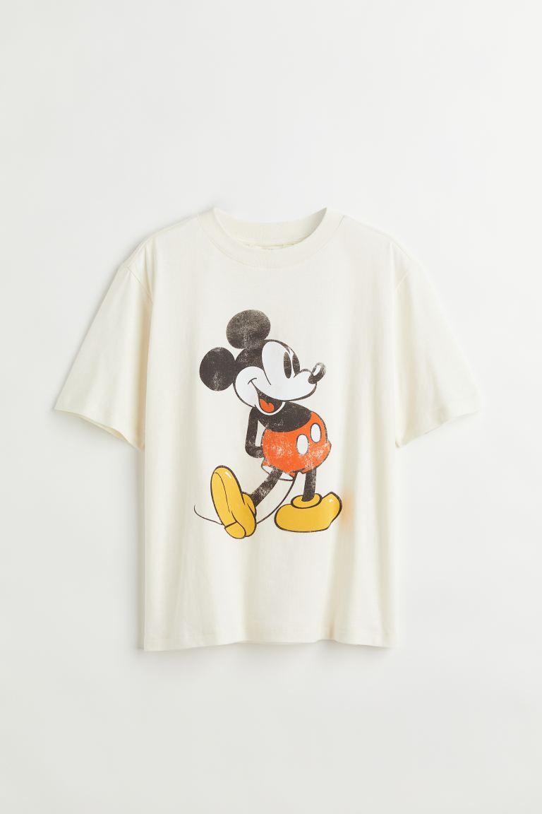 T-shirt with Motif | H&M (US + CA)