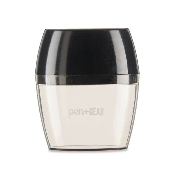 Pen+Gear 2-in-1 Plastic Sharpener, Black - Walmart.com | Walmart (US)
