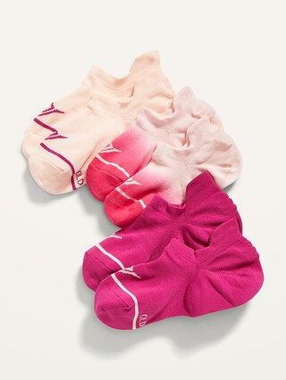 Go-Dry Active Ultra-Low Socks 3-Pack for Women | Old Navy (US)