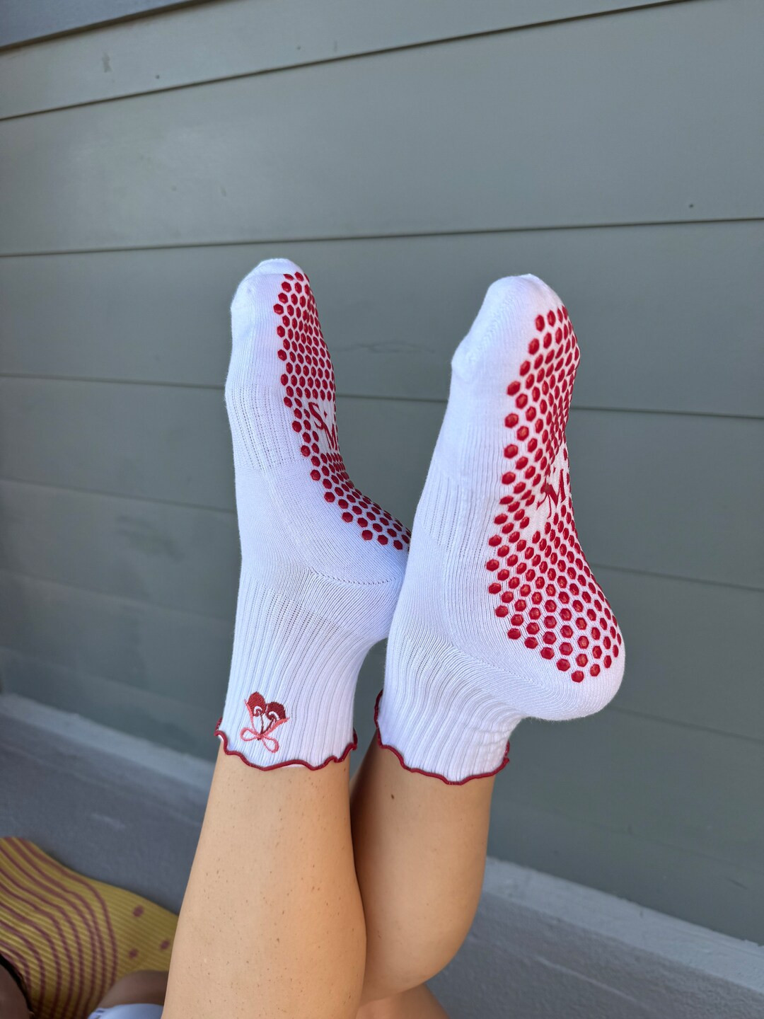 Stylish Grip Socks for Pilates: Women's Pilates Socks with Grips | Etsy (US)