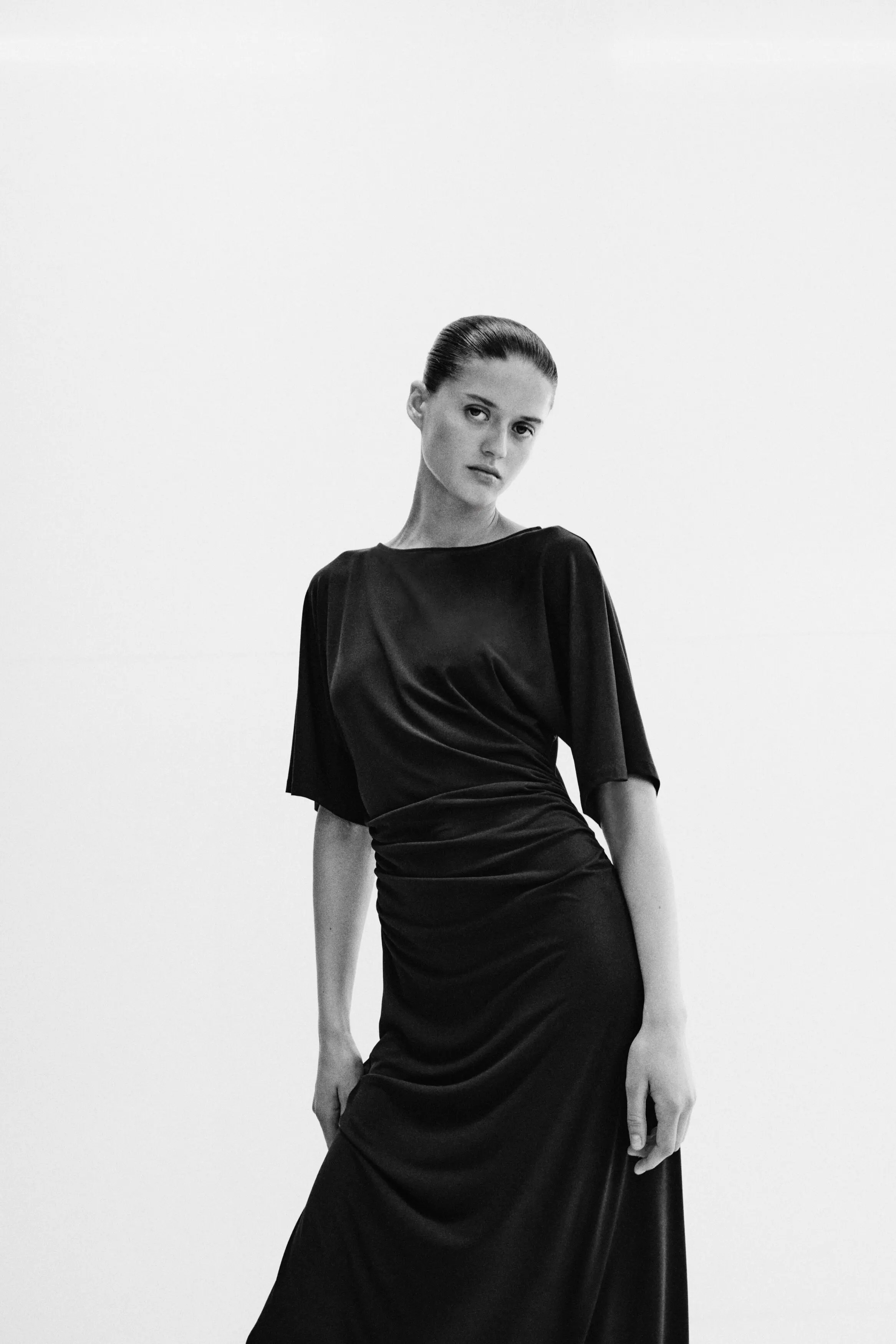 Draped T-shirt Dress (Women) | Nordstrom | Nordstrom