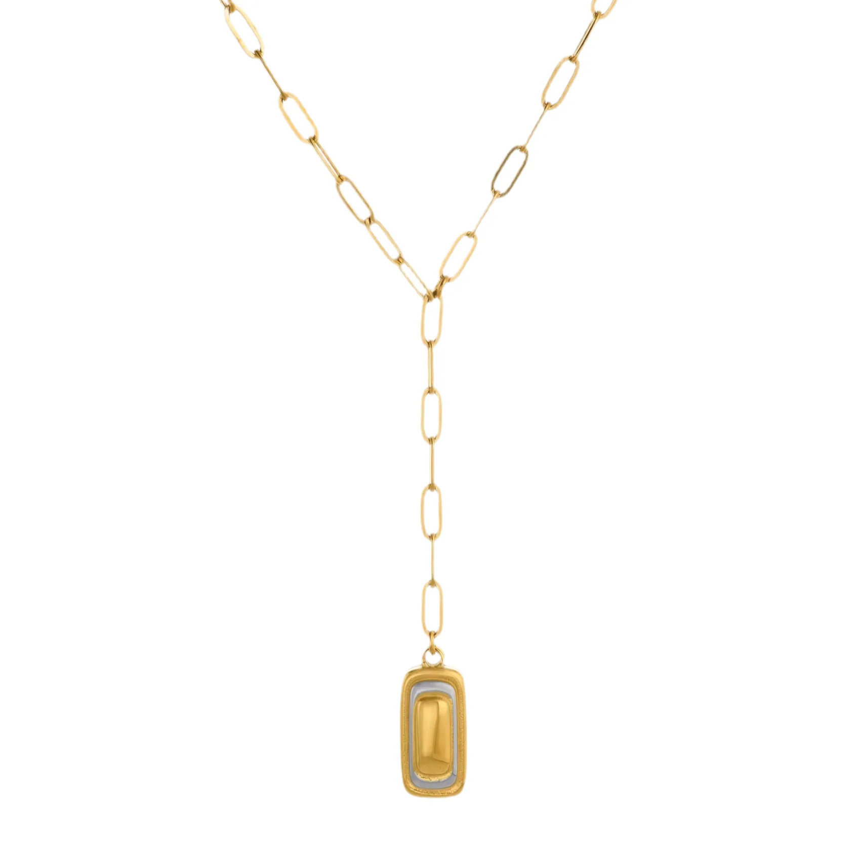 Noa Lariat Gold Necklace | ALAIS BRANCHE'