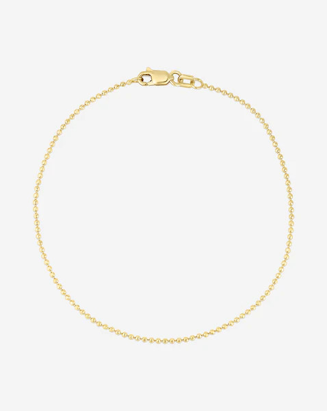 Mini Gold Bead Bracelet | Ring Concierge