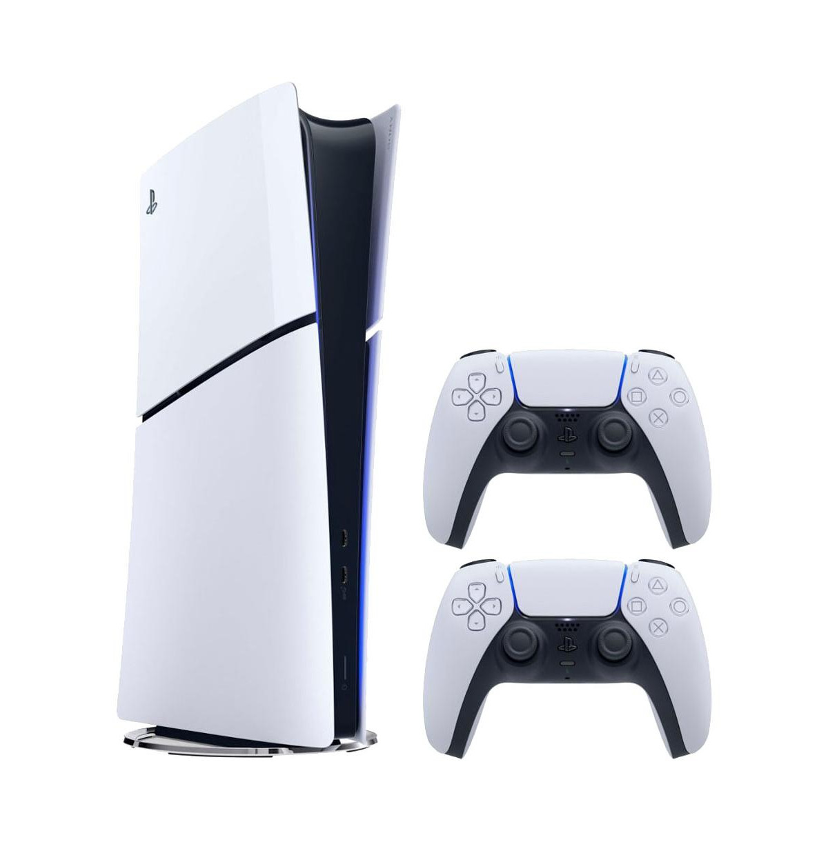 PlayStation 5 Slim Console + PlayStation 5 DualSense Wireless Controller - Includes PS5 Console & DualSense Controller White | Macy's