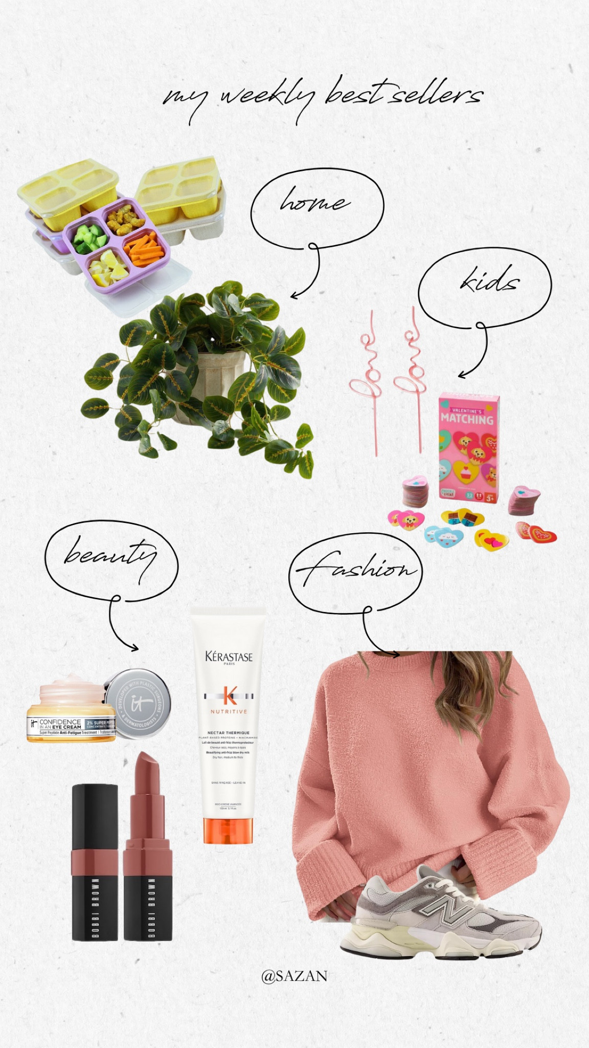 My weekly best sellers  

#LTKstyletip #LTKkids #LTKbeauty
