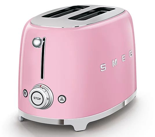 SMEG '50s Retro-Style 2-Slice Toaster | QVC