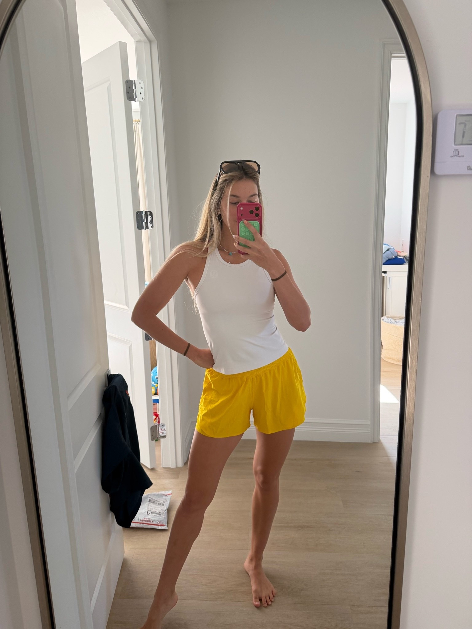 @lululemon OOTD! Linking my shorts in a different color

#LTKootd #LTKfitnessgoals #LTKActive
