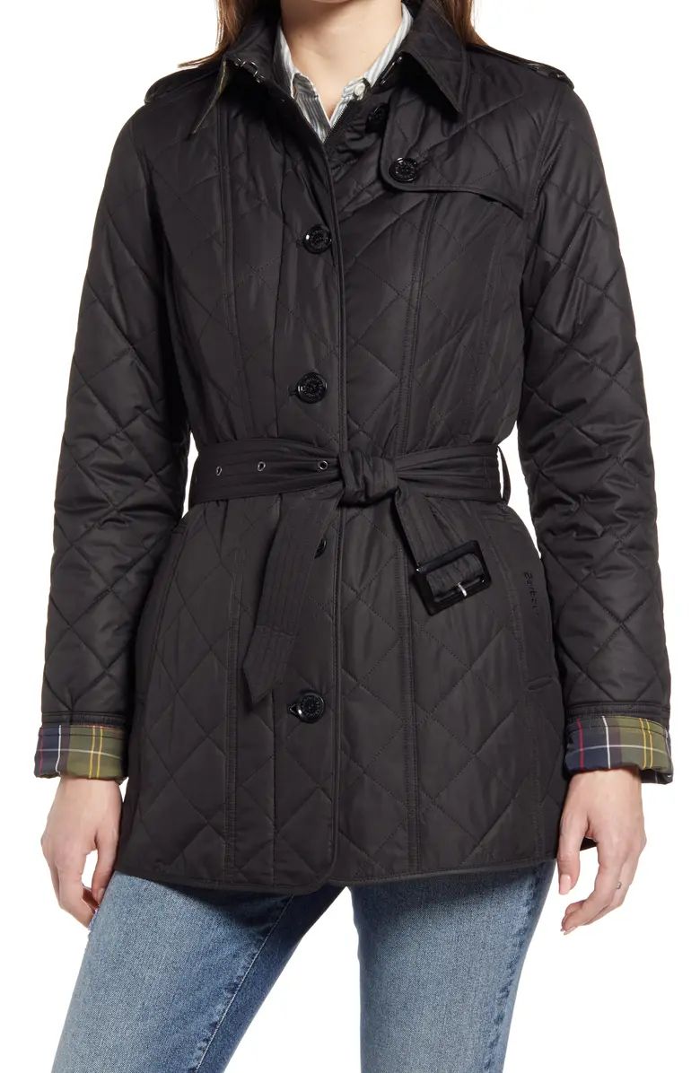 Tummel Belted Quilted Trench Coat | Nordstrom