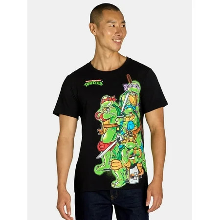 Teenage Mutant Ninja Turtles Men’s & Big Men s Graphic Tee Sizes S-3XL | Walmart (US)