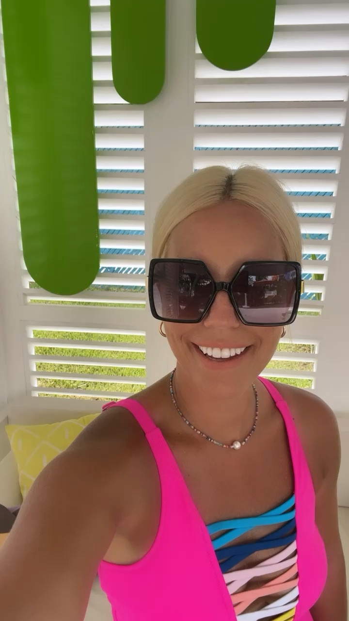 This @amazon swimsuit is soooo comfy and perfect for our day at Aqua Nick in Riveria Maya Mexico! Wearing my true swimsuit size medium. 

#LTKswim #LTKtravel #LTKunder50