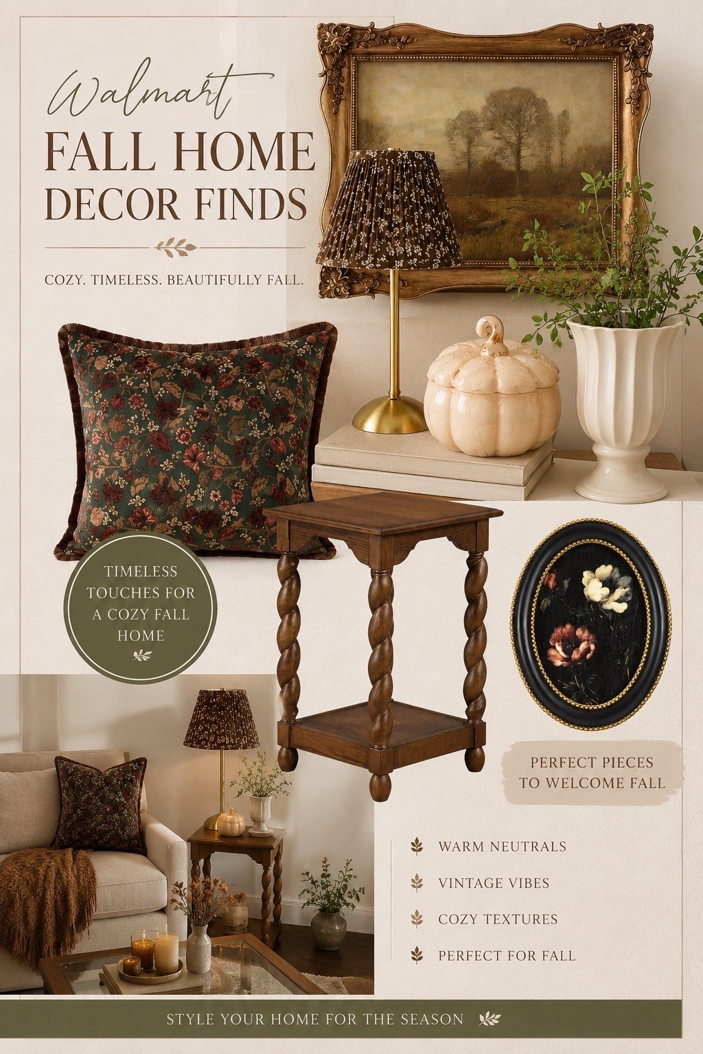 Your fall home glow-up doesn’t have to cost a fortune 🍁🤎 These Walmart fall finds are giving cozy, neutral, designer-inspired vibes for less! Perfect for adding pumpkins, warm tones, and cozy layers throughout your home. ✨ Shop my favorites linked!
#FallDecor #WalmartHome #AffordableDecor #NeutralHome #LTKFinds

#LTKSaleAlert #LTKSeasonal #LTKHome