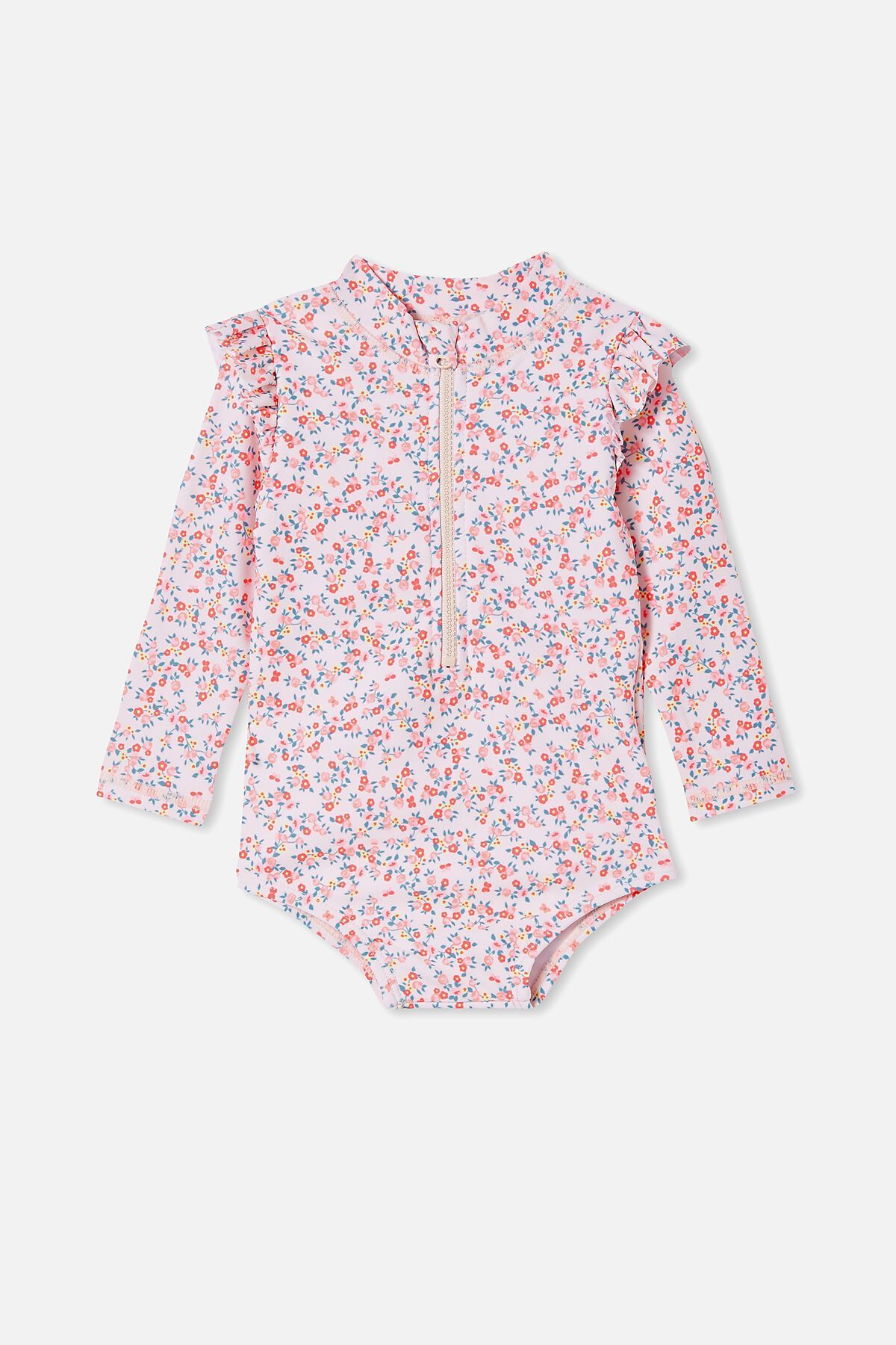 Nicky Long Sleeve Ruffle Swimsuit | Cotton On (ANZ)