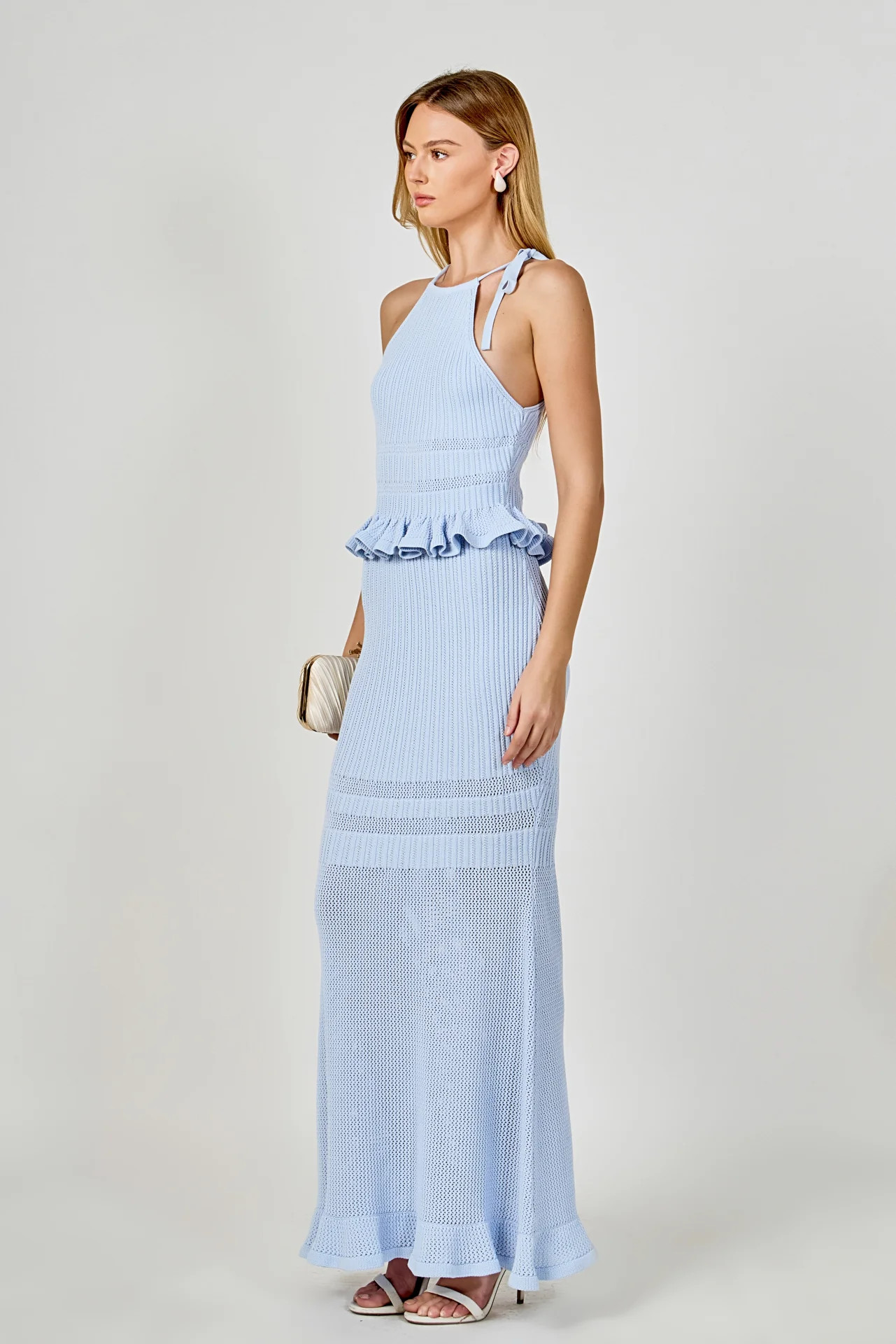Fitted Knit Maxi Skirt | Endless Rose