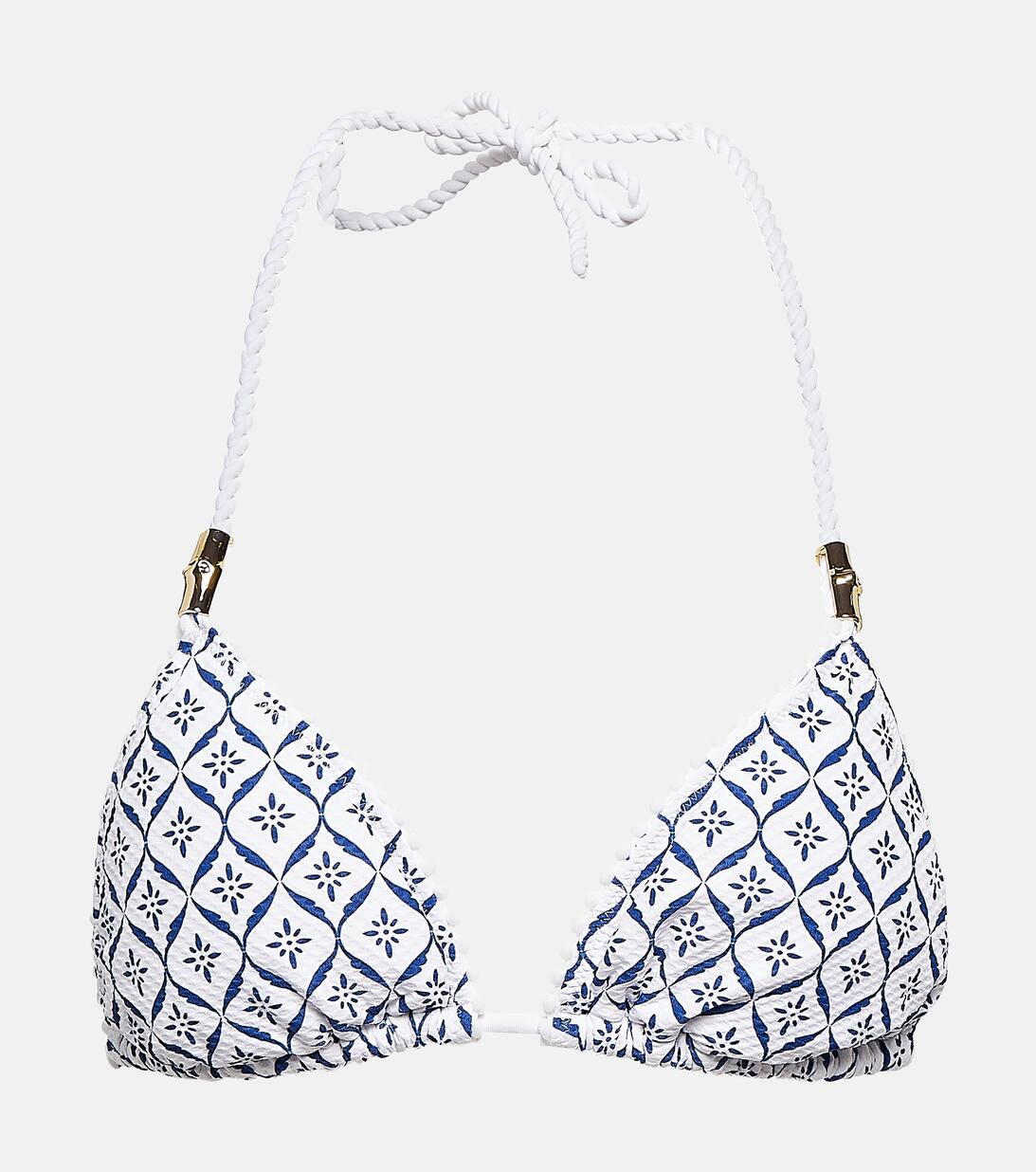 Printed triangle bikini top | Mytheresa (US/CA)