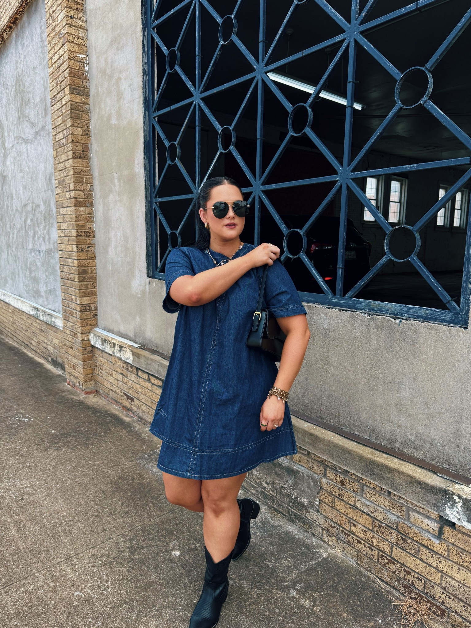 Dress is 50% off during Torrid’s LDW sale! Wearing size 0, sizes 00-6X available! Boots are short enough to work for any calf size 🖤

#LTKMidsize #LTKSaleAlert #LTKStyleTip