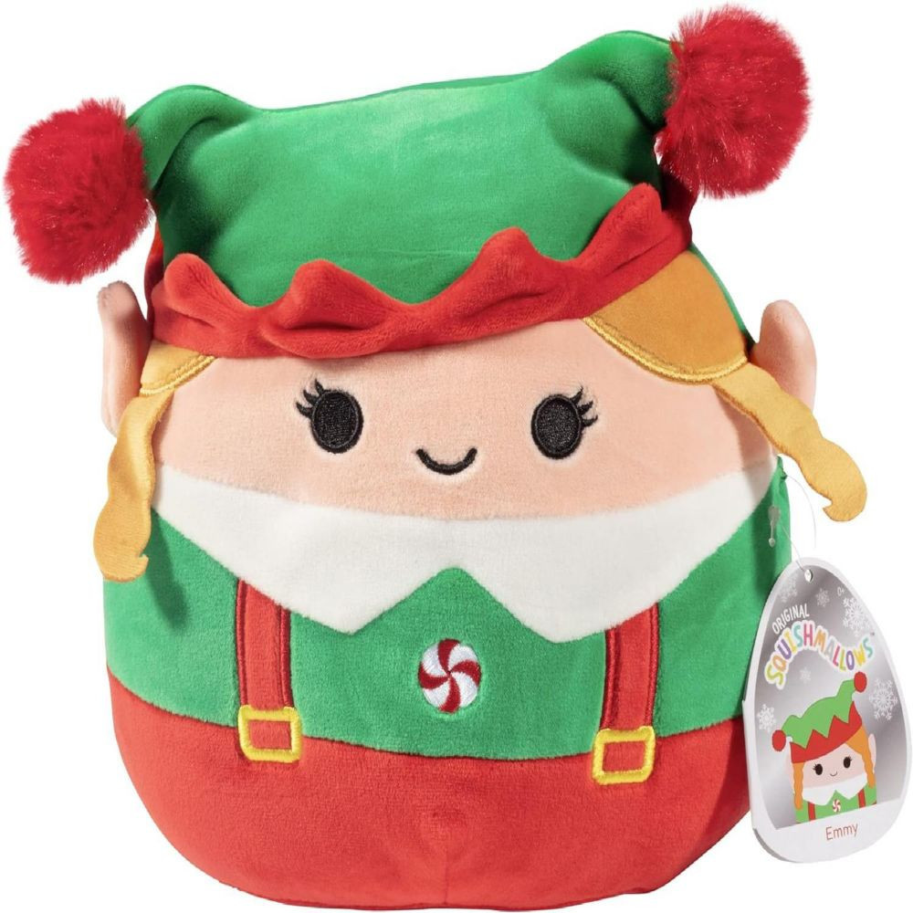 Squishmallow 8"" Emmy The Christmas Elf - Official Kellytoy Holiday Plush - Soft and Squishy Stuffed Animal Toy - Great Gift for | Oriental Trading Company