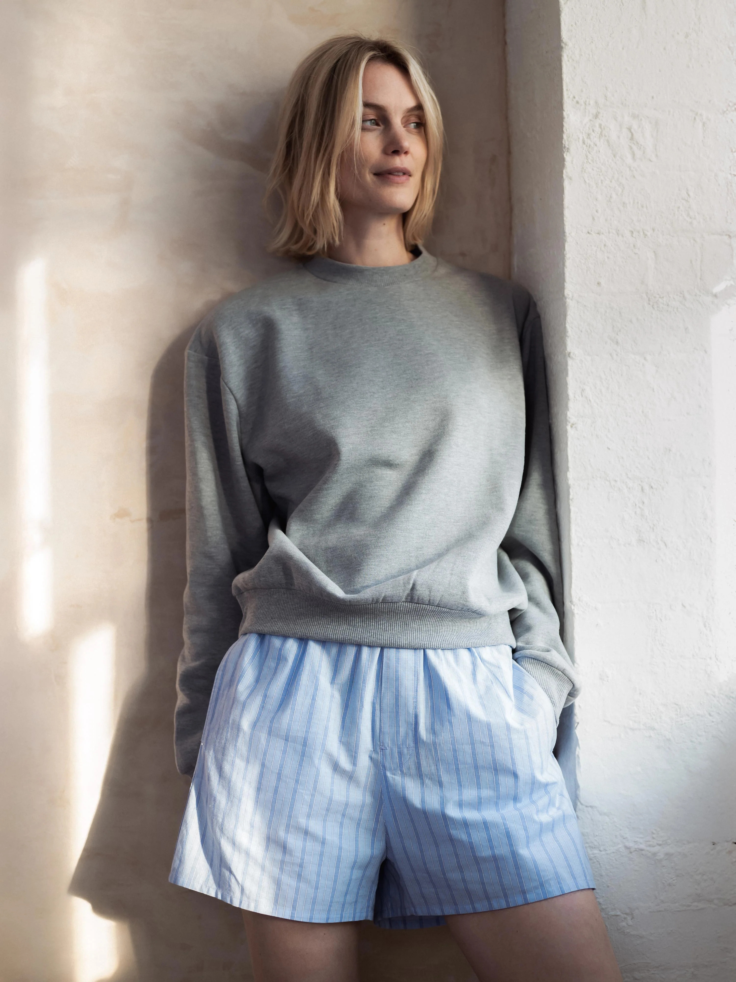 Favourite Shirt Stripe Cotton Boxer Shorts | Piglet