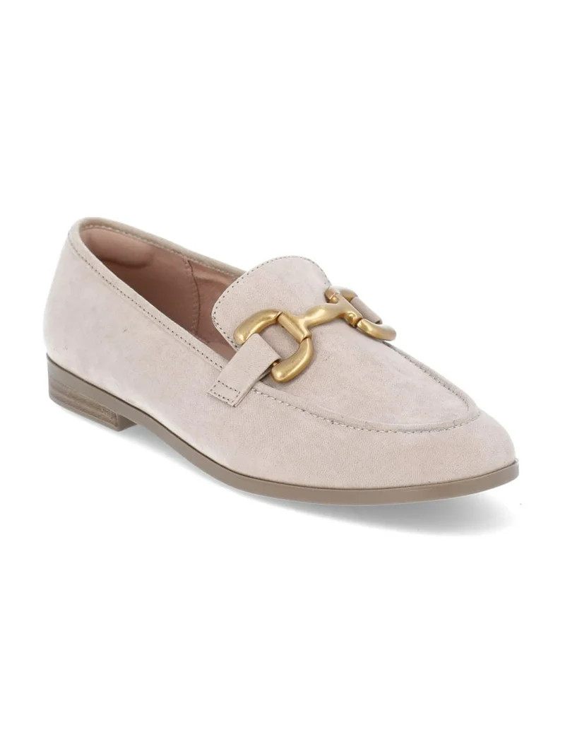 Time and Tru Women's Faux Leather Buckle Loafers | Walmart (US)