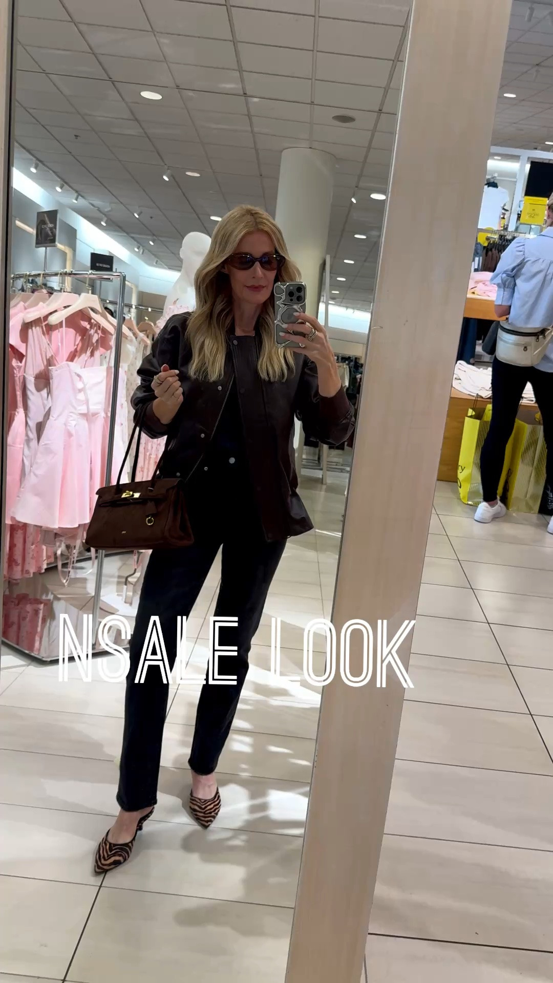 This Nordstrom Anniversary Sale outfit is such a chic fall look — I love this burgundy bomber jacket because you can cinch it in the back for a more flattering shape. I styled it with Pistola high-waisted straight-leg jeans, zebra-print shoes, and a gorgeous chocolate brown bag for an easy outfit that feels polished, modern, and elevated. I’m wearing an XS in the jacket and a size 24 in the jeans. #NSale #LTKOver40 #LTKStyleTip
 

 #LTKSeasonal #LTKOver40 #LTKSaleAlert