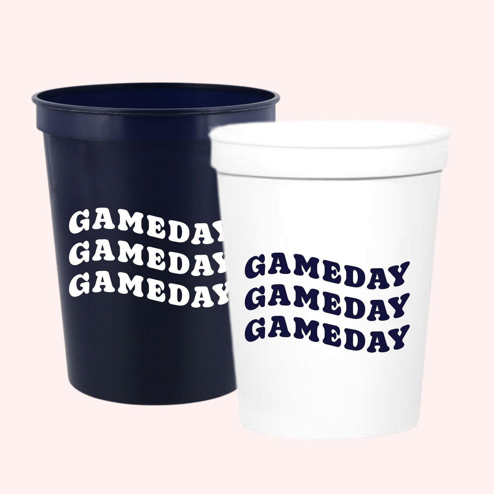 Gameday Stadium Cup (set of 4) // Custom Kids Cups, Custom Team Cups, Football Party, Tailgate Se... | Etsy (US)