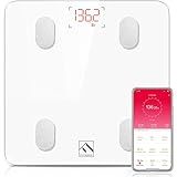 FITINDEX Bluetooth Body Fat Scale, Smart Wireless BMI Bathroom Weight Scale Body Composition Monitor | Amazon (US)