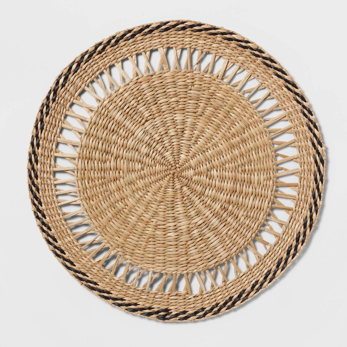 Seagrass Black Border Charger - Threshold™ | Target