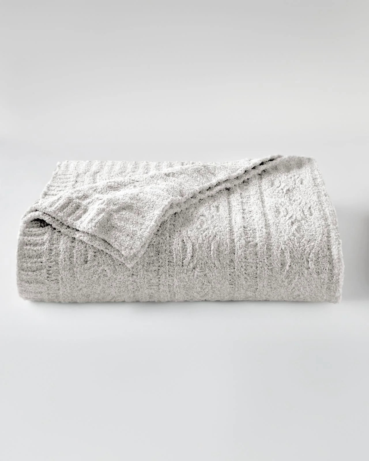 Cable Knit Plush Throw | Splendid
