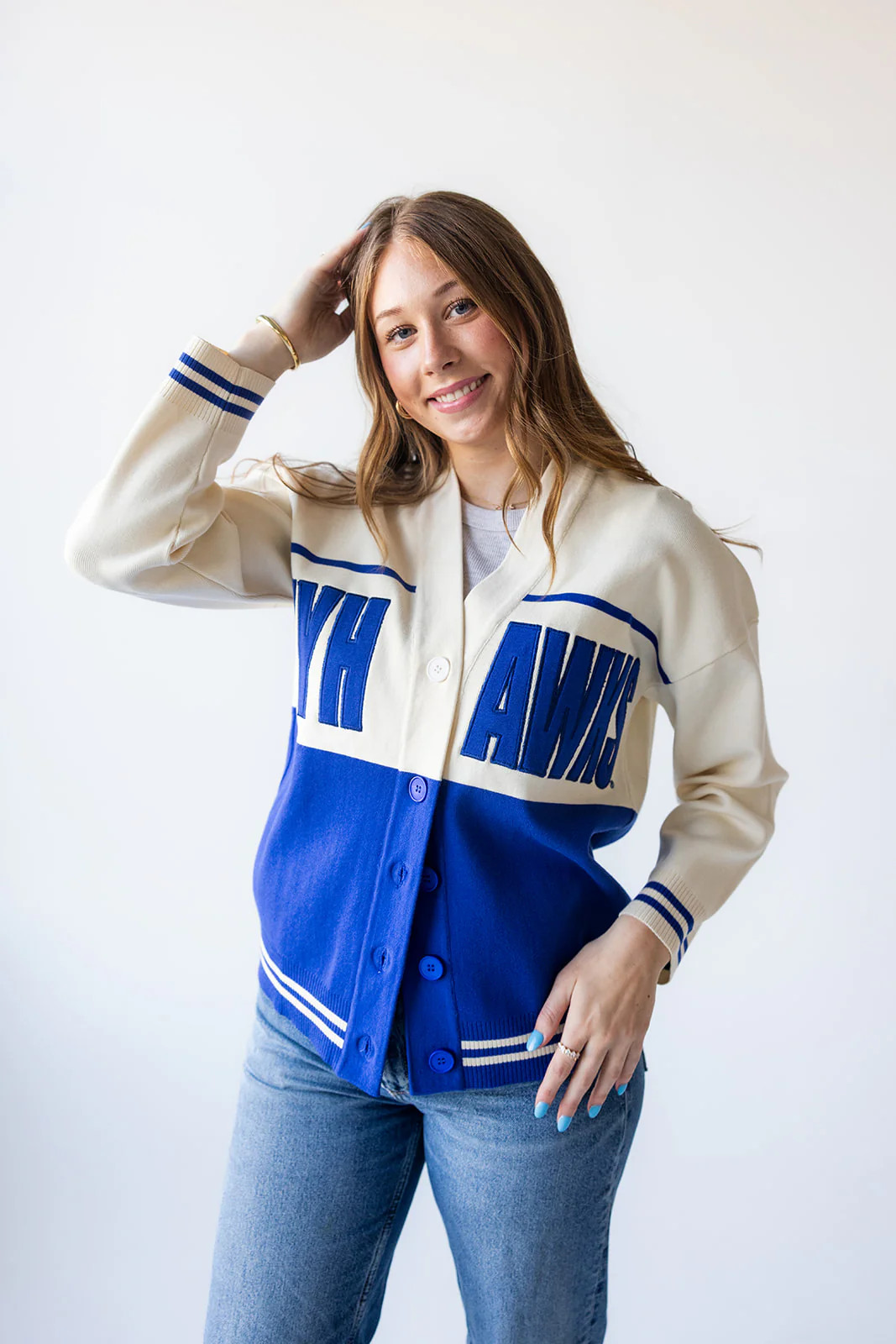 Kansas Carley Lux Cardigan | Gameday Social