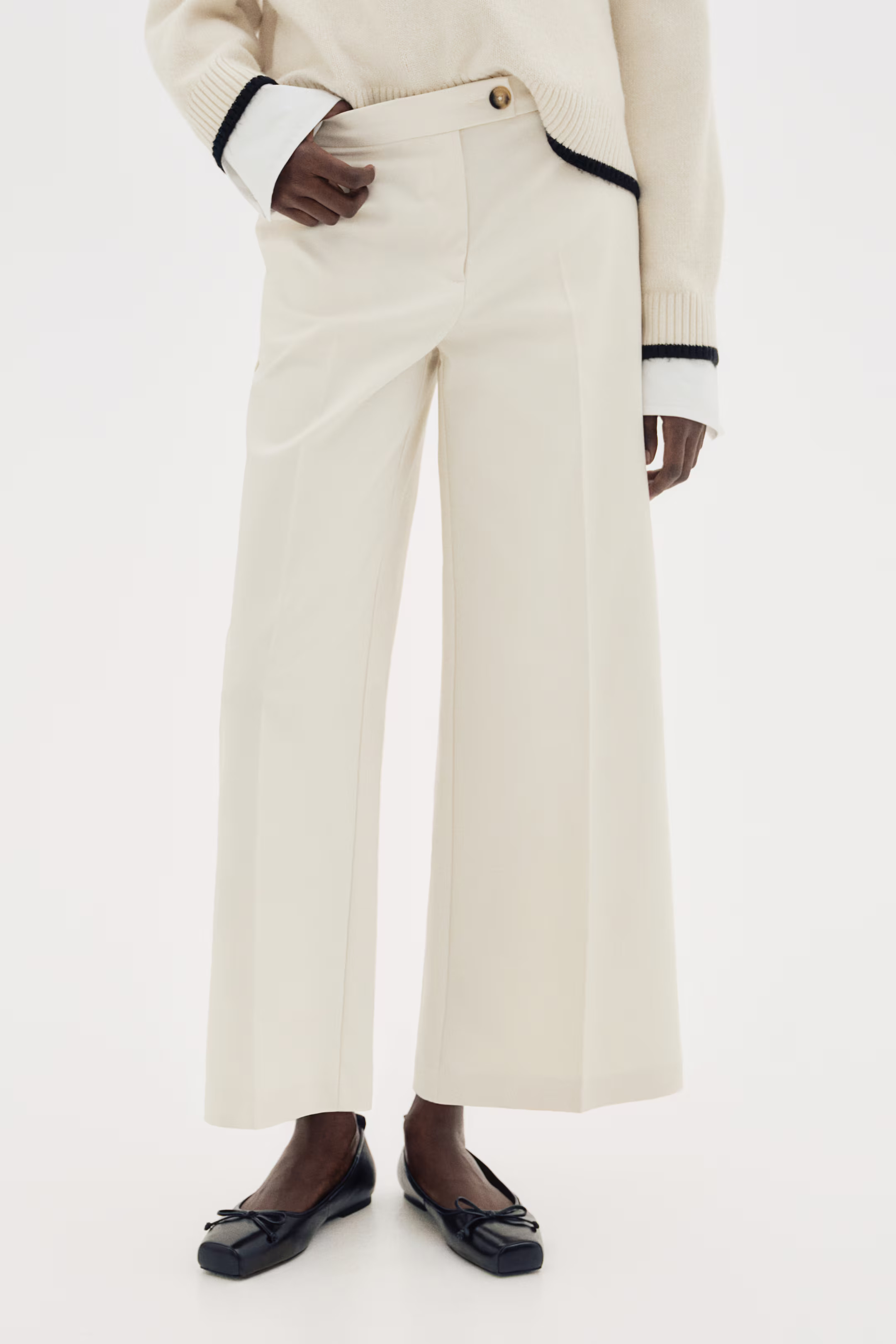 Wide-Leg Dress Pants | H&M (US + CA)