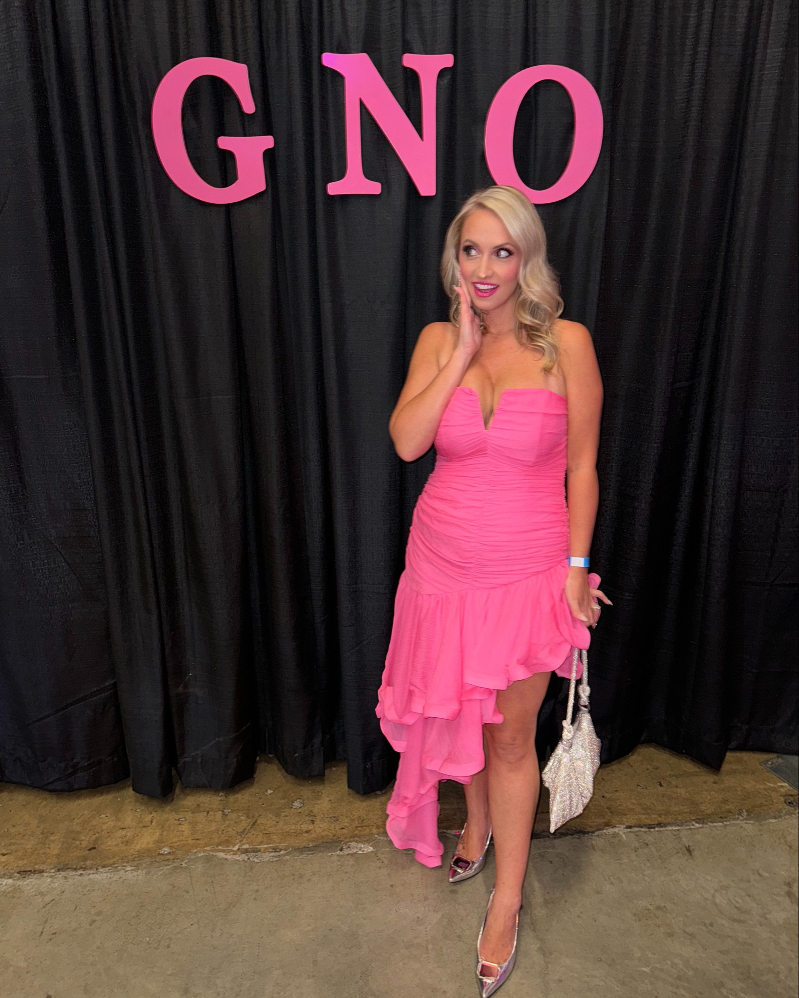 GNO Girls’ Night Out Barbie Dress! Elliatt Demi Dress! Wearing a size medium  

#LTKWedding #LTKParties #LTKMidsize