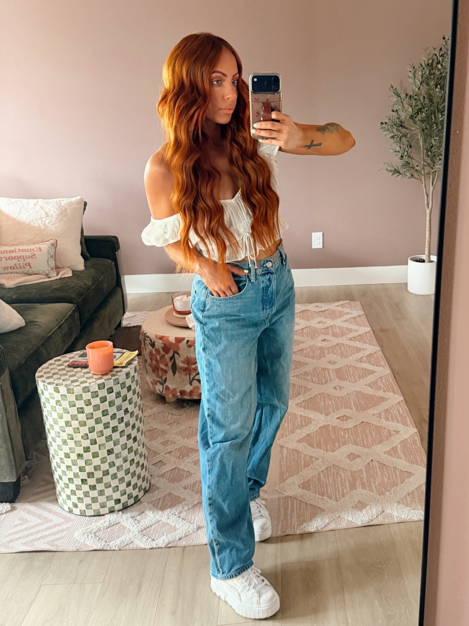 are we bringing back high waisted jeans???

#LTKootd #LTKPetite