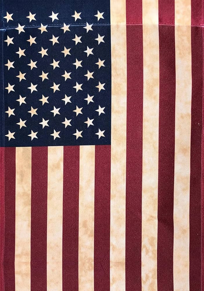 Briarwood Lane Tea Stained American House Flag American Flag 28" x 40" | Amazon (US)