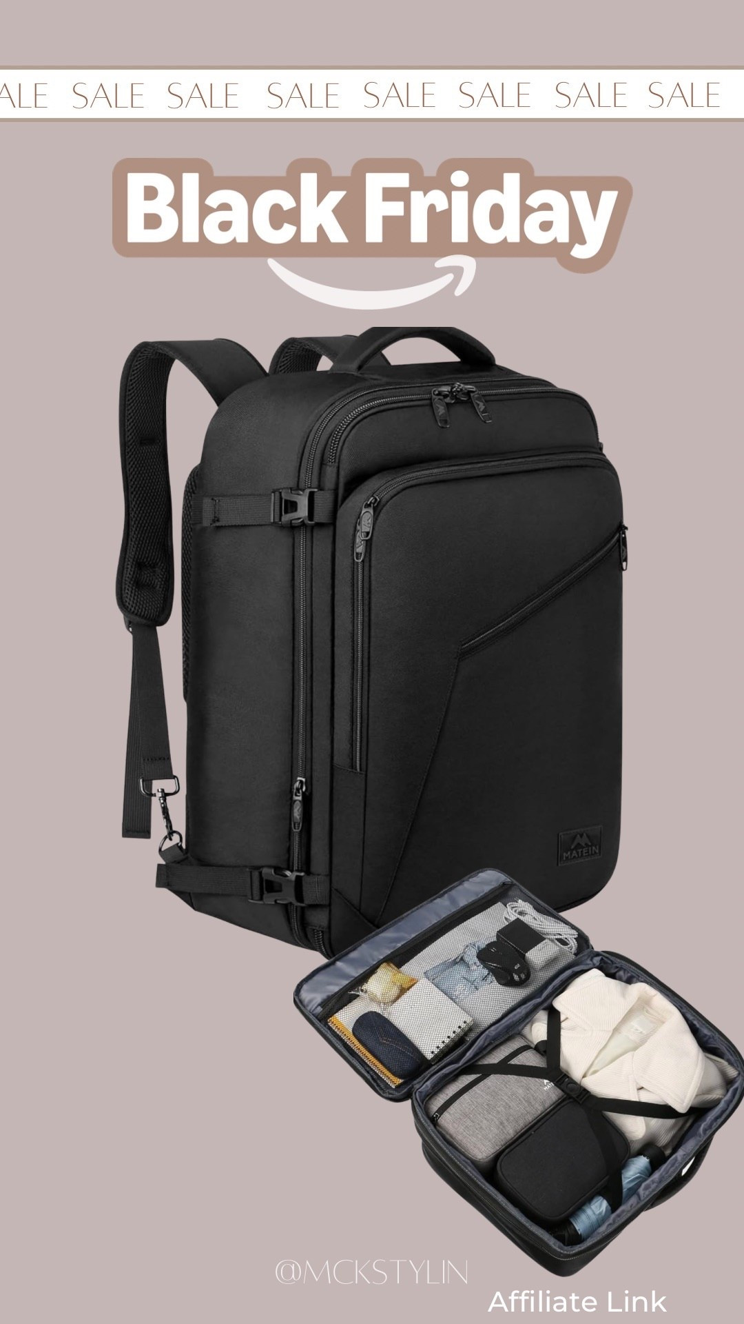 SALE 🎁 
Travel backpack that opens up into a suitcase! Makes the best gift for husband, brother, dad, or even son (for overnight sleepovers) 🙌

#LTKGiftGuide #LTKTravel #LTKMens