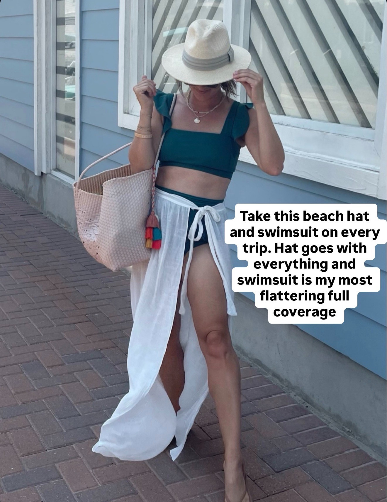 Spring time means beach vacation! These are my must-haves! The cutest beach hat and a full coverage bikini that is still flattering! 

 

#LTKdayinmylife #LTKgrwm #LTKootd
