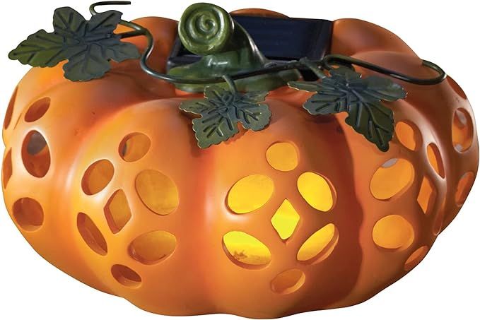 Outdoor Decorations Fall Festive Pumpkin, Solar Powered Outdoor Light, Halloween and Thanksgiving... | Amazon (US)