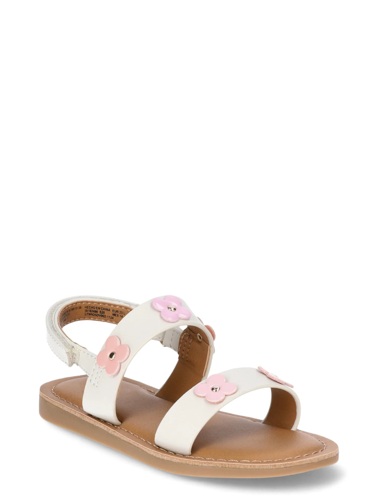 Wonder Nation Toddler Girls Daisy Sandals | Walmart (US)