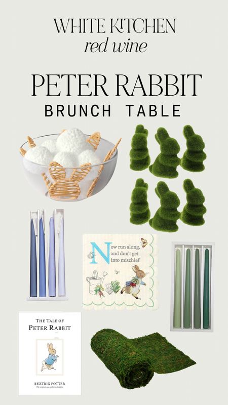Easter table finds! Peter Rabbit themed brunch table decor  

#LTKSeasonal #LTKhome #LTKunder50