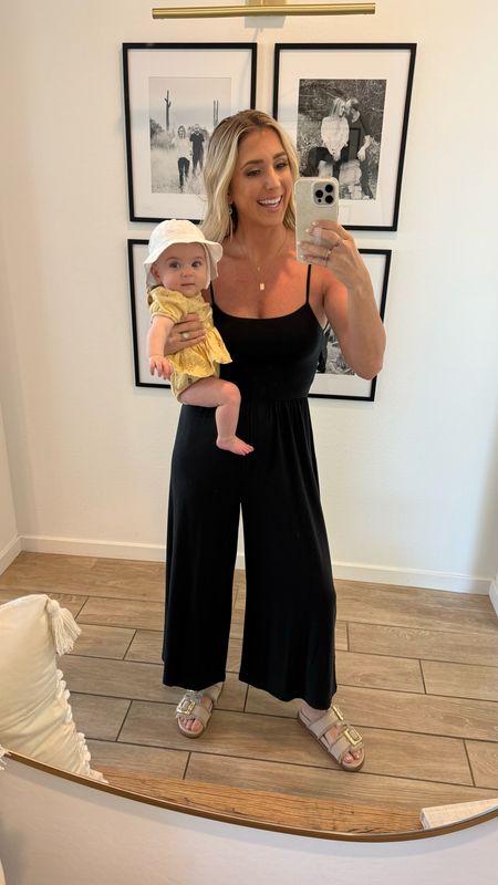 Jumpsuit runs tts, sandals run tts, baby Walmart outfit is so cheap and runs tts. Hat is so cute for babies!! Necklaces custom  

#LTKstyletip #LTKfindsunder100 #LTKbaby