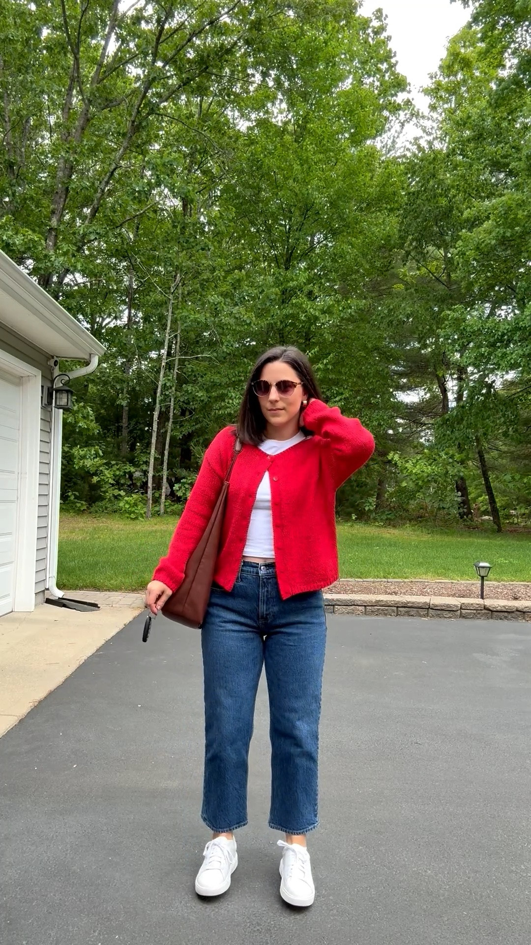 Ootd - size xs tops, 26 short jeans, sneakers are true to size. For reference I am: 5ft, 118lbs. 

Casual outfit
Petite outfit
Capsule wardrobe 
Cropped jeans
Petite jeans
Red sweater

@abercrombie 
#abercrombiepartner

#LTKPetite #LTKSeasonal #LTKxAbercrombie