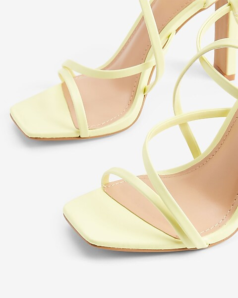 Strappy Heeled Sandals | Express