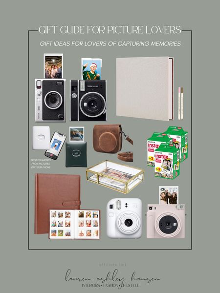 A gift guide for the one who loves capturing memories! These Polaroid cameras are such a fun way to capture memories. Date them and add them to a scrapbook, photo album, or a memory box! You can get the printers and print Polaroid from photos on your phone too! 

#LTKstyletip #LTKGiftGuide #LTKHoliday