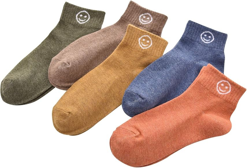 CYZSLico 5 Pairs Women Cotton Lightweight Low Cut Casual Ankle Quarter Socks Liner Socks | Amazon (US)