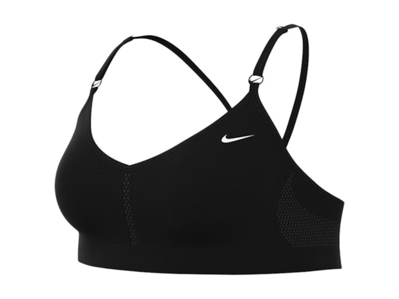 Women's Nike DriFIT Indy Light Support VNeck Sports Bra (Plus Size) in Black | StockX