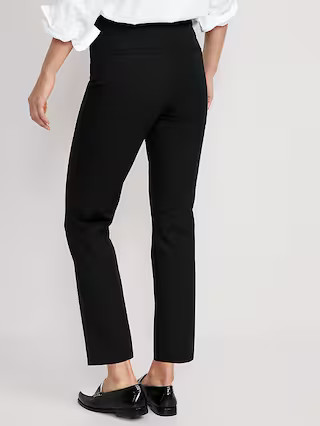 High-Waisted Pixie Straight Pants | Old Navy (US)
