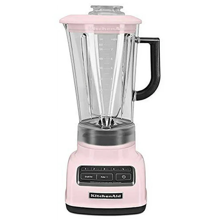 KitchenAid RKSB1575PK 5-Speed Diamond Blender with 60-Ounce BPA-Free Pitcher - Pink (Renewed) | Walmart (US)