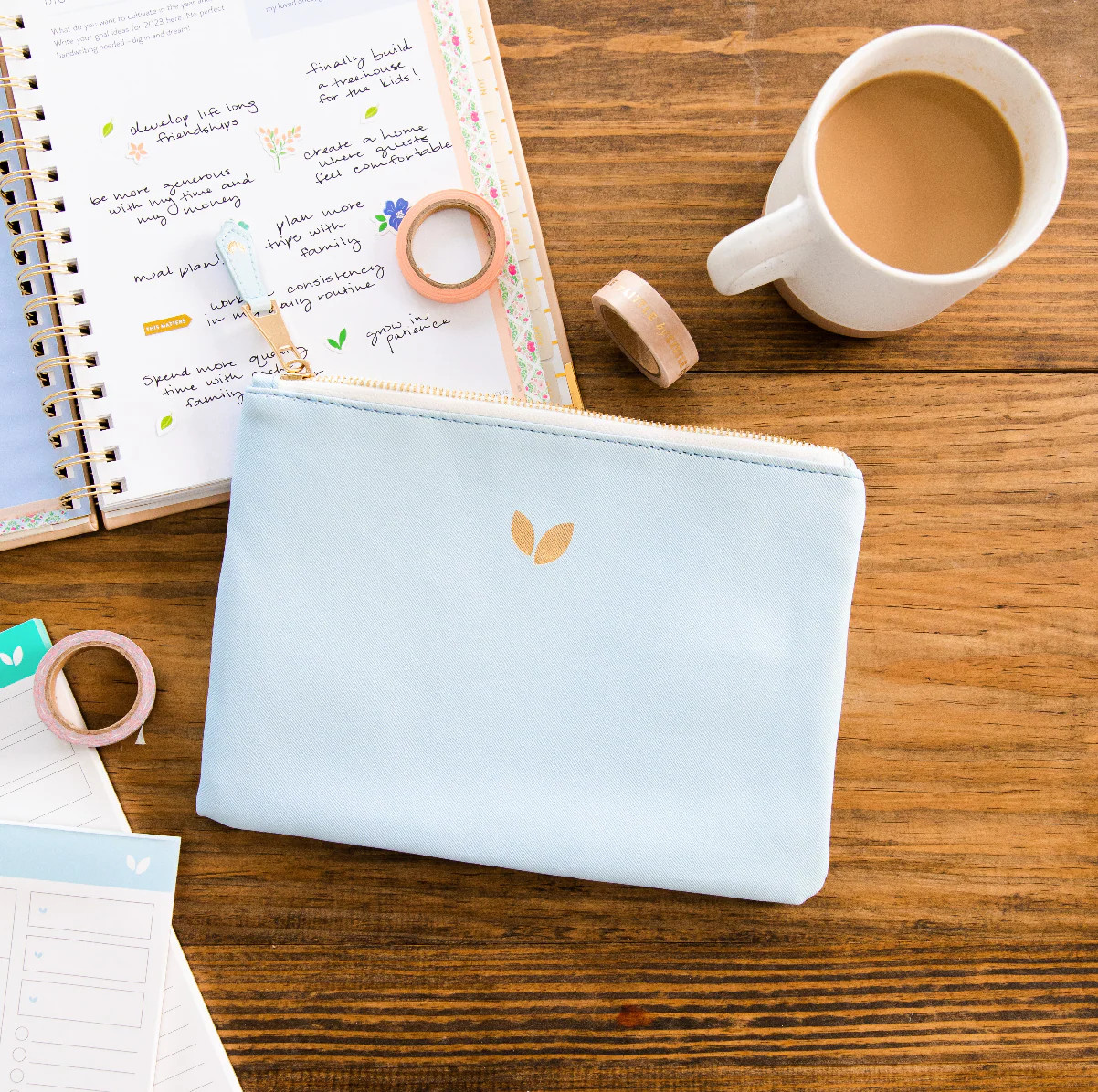 Accessory Pouch | Light Blue | Cultivate What Matters