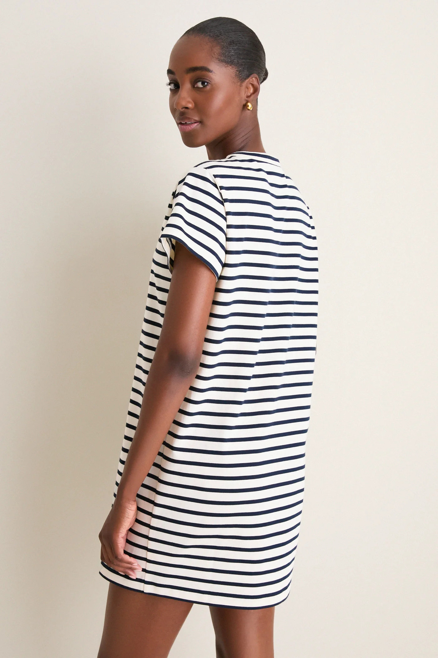 Navy Stripe Parker Mini Dress | Tuckernuck (US)
